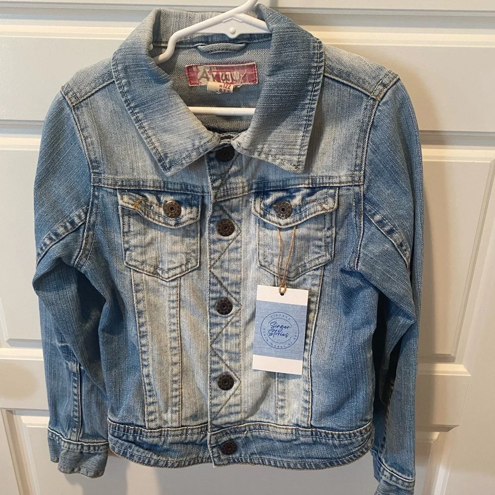 One-of-a-Kind Upcycled Denim Jacket Vincent Van Gogh